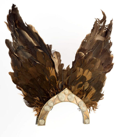 Cimiero realizzato per l’opera La Valchiria di Richard Wagner. Corbella costume per La Valchiria